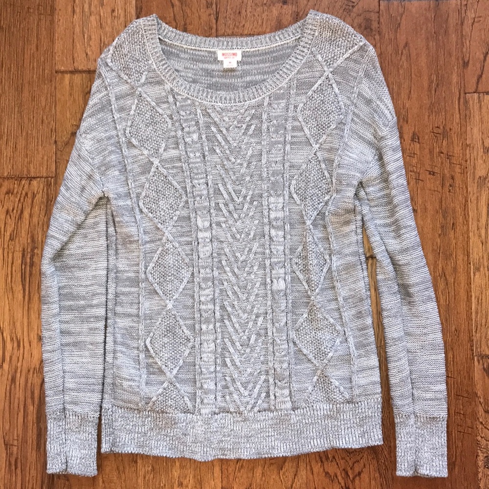 Mossimo grey sweater size M